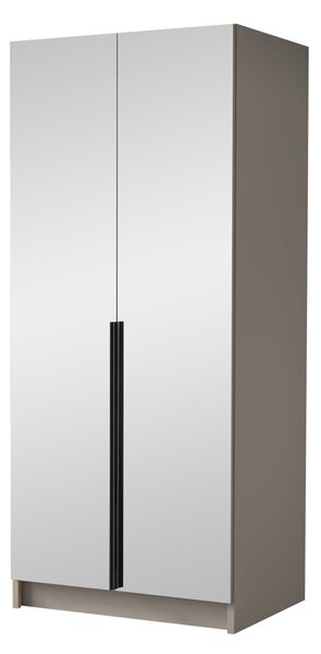 Šatní skříň Smugo III, Barva: bílá / bílá + zlatá 5903211352119