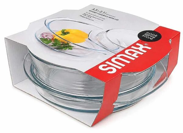 Žáruvzdorná mísa kulatý Simax 3,7 l
