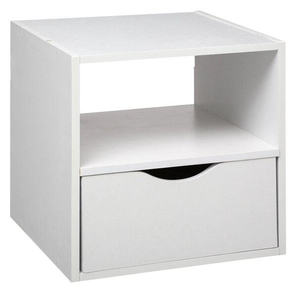 Police MDF deska 5five Simply Smart 31 x 31 cm bílá