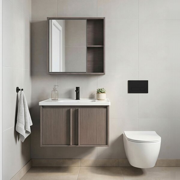 Sada koupelnového nábytku s umyvadlem Gama T25023 KJM 60CM