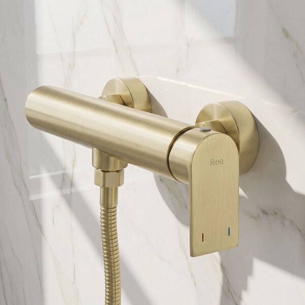 Rea, Sprchová baterie Rea Hunter Brushed Gold, REA-B6693