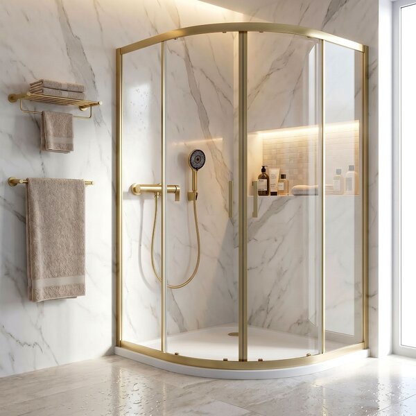 Rea, Sprchová baterie Rea Hunter Brushed Gold, REA-B6693