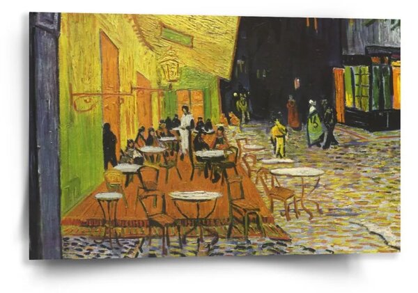 Sablio Obraz Terasa kavárny v noci - Vincent van Gogh - 60x40 cm