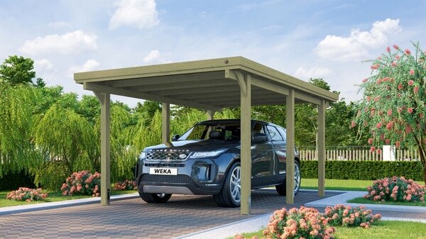WEKA Dřevěný přístřešek na auto 617 (3x5 m)