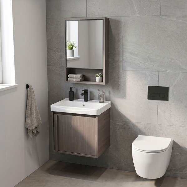 Sada koupelnového nábytku s umyvadlem Gama T25023 KJM 50CM