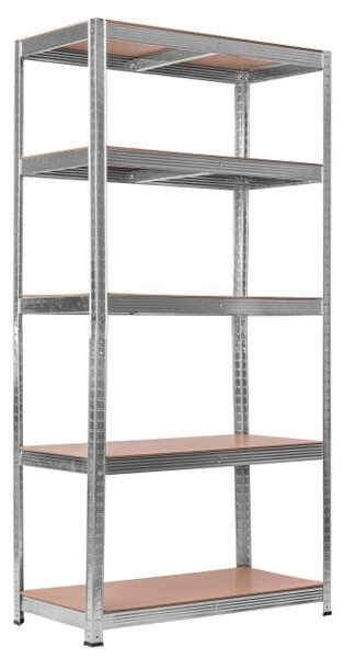 Kovový skladový regál PSB 180 x 90 x 40 cm, nosnost 175 kg na polici