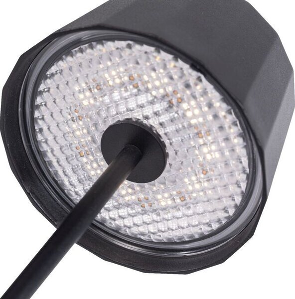 KETTLER Venkovní lampička KETTLER RIBBED - černá
