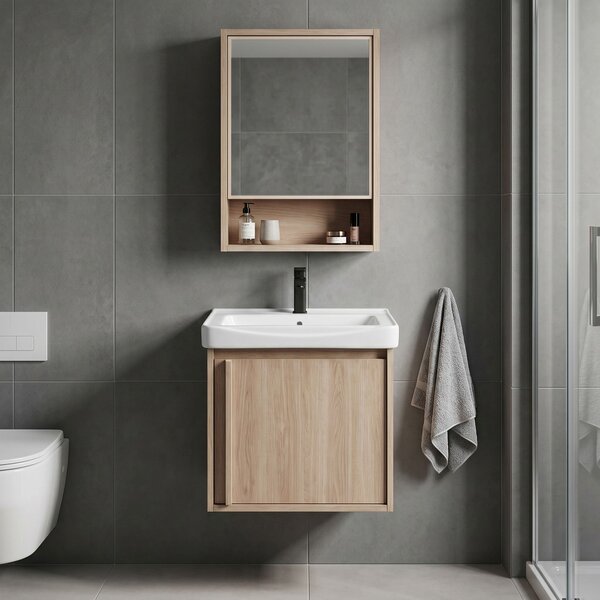 Sada koupelnového nábytku s umyvadlem Gama T25023 BXM 50CM