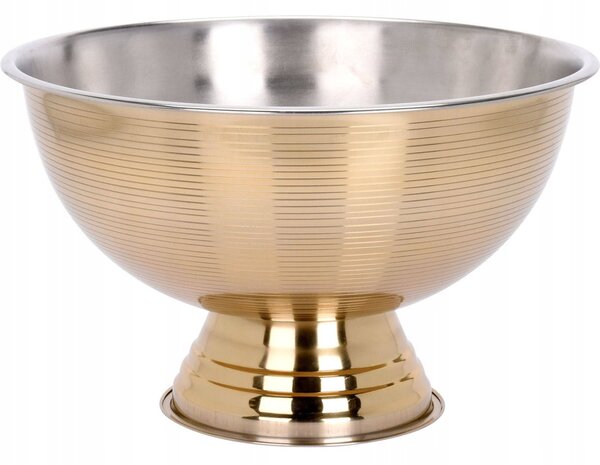 Mísa na noze EH Excellent Houseware zlatá ocelová 39,5 cm