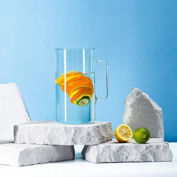 Žáruvzdorná skleněná konvice Wessper D2 BOROSILICATE 3 l na nápoje
