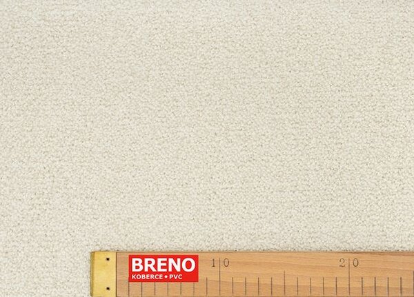 Breno Metrážový koberec BIRCH 110, šíře 400 cm, Bílá