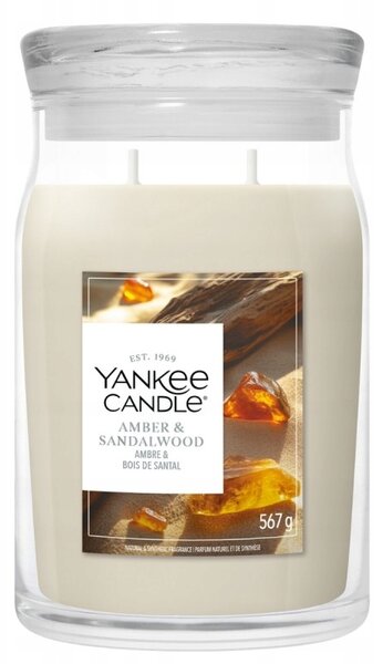 Yankee Candle Signature Amber & Sandalwood 567 g