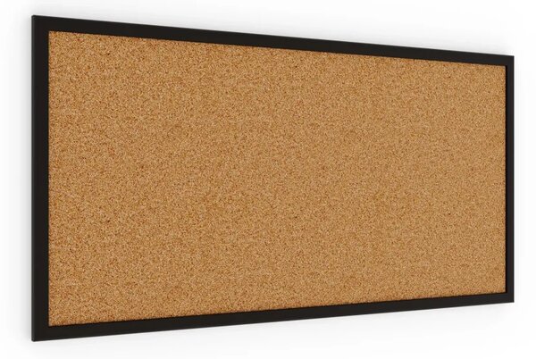 ALLboards korková tabule 80x40 cm lakovaný dřevěný rám ČERNÝ