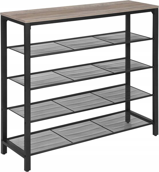 Botník Songmics 100 x 92,5 x 30 cm černá