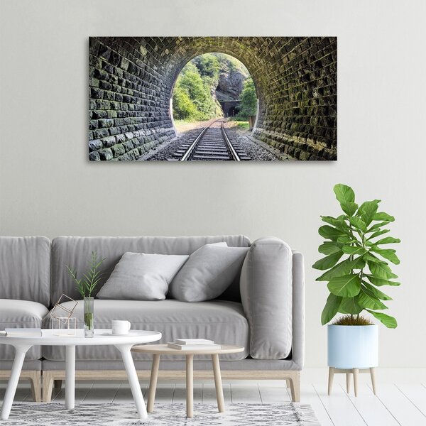 Foto obraz na plátně Železniční tunel oc-89174539