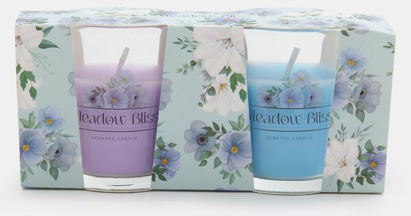 Sinsay - Vonné svíčky Meadow Bliss 2 pack - modrá