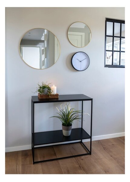 Černý konzolový stolek s černou deskou 80x36 cm Vita – House Nordic