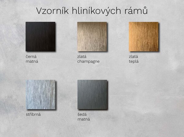 LED zrcadlo v rámu do koupelny C1