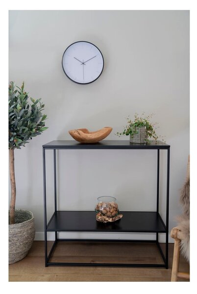 Černý konzolový stolek s černou deskou 80x36 cm Vita – House Nordic