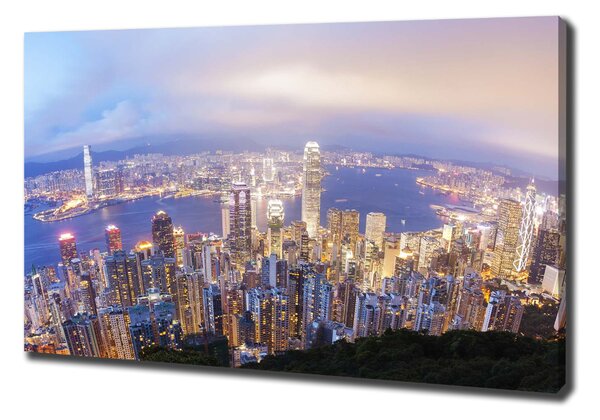 Foto-obraz canvas do obýváku Hongkong panorama oc-89343951