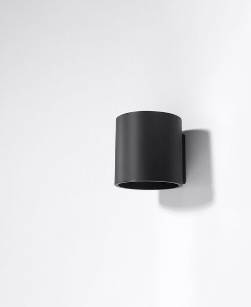 Sollux Lighting Nástěnné svítidlo ORBIS 1 černé