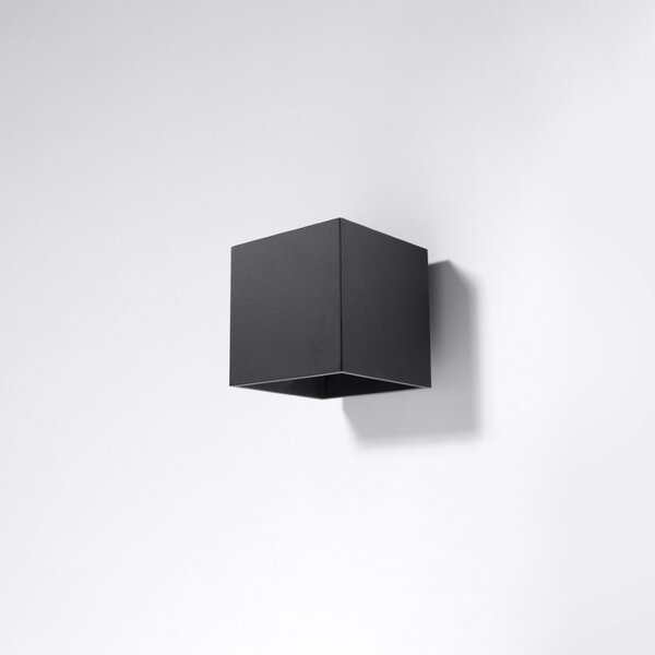 Sollux Lighting Nástěnné svítidlo QUAD 1 černé