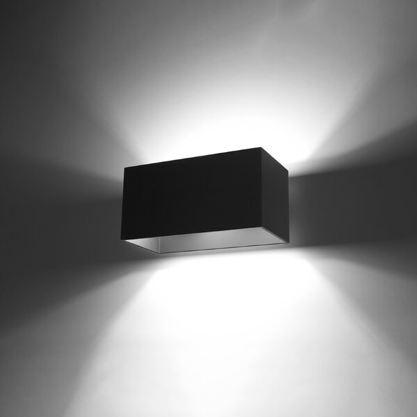 Sollux Lighting Nástěnné svítidlo QUAD MAXI černé