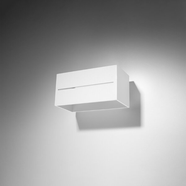 Sollux Lighting Nástěnné svítidlo LOBO MAXI bílé