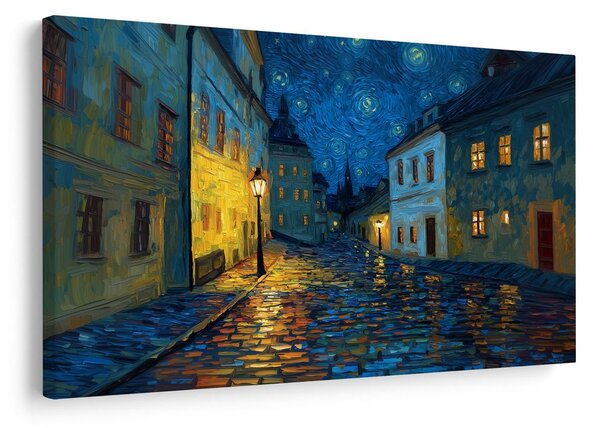 Obraz kouzelná noční ulice