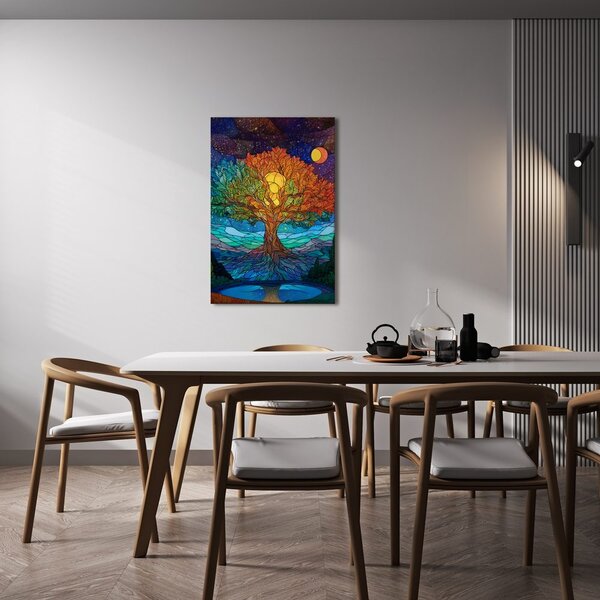 Obraz kouzelná noc a strom života