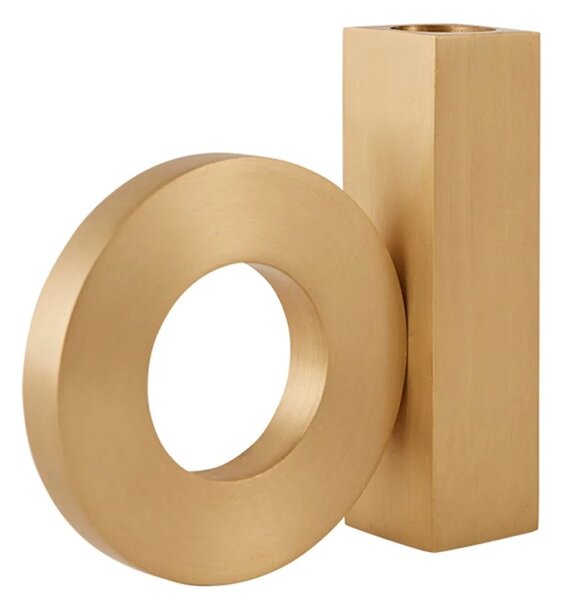 OYOY Mosazný svícen Baari - Solid Brass OY342