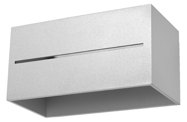 Sollux Lighting Nástěnné svítidlo LOBO MAXI šedé