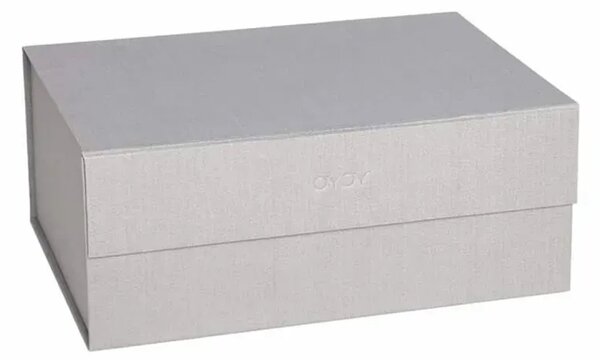 OYOY Papírový úložný box Hako Light Grey - A4 OY341