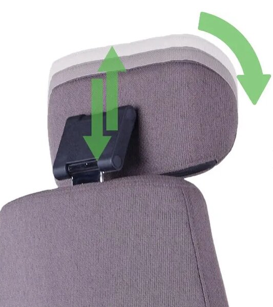 Ergonomická kancelářská židle DIVERSE – pro dlouhé sezení 8–12 h, látka, tmavě hnědá