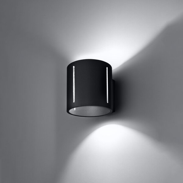 Sollux Lighting Nástěnné svítidlo INEZ černé