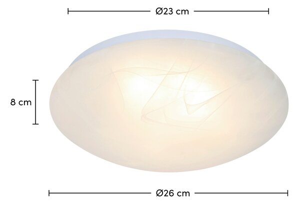 STROPNÍ LED SVÍTIDLO, 26/8 cm Boxxx - Stropní svítidla