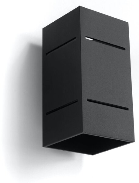 Sollux Lighting Nástěnné svítidlo BLOCCO černé