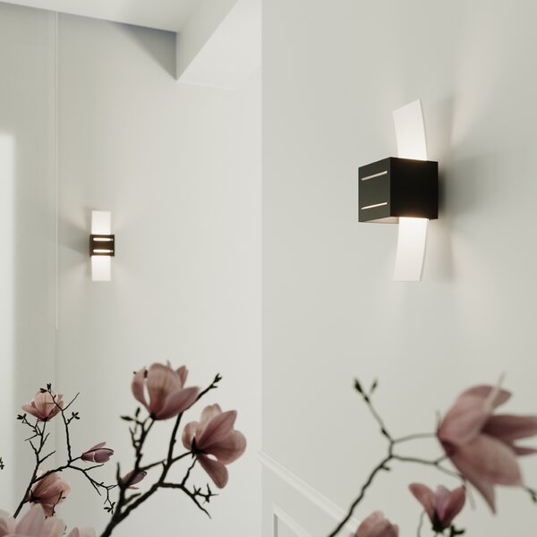Sollux Lighting Nástěnné svítidlo LORETO černé