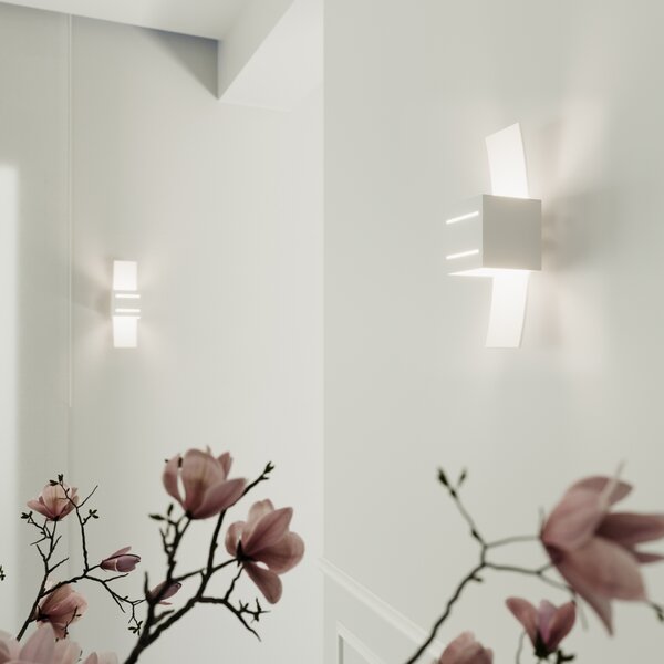 Sollux Lighting Nástěnné svítidlo LORETO bílé