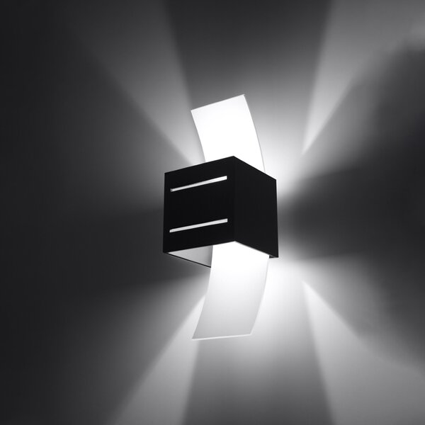 Sollux Lighting Nástěnné svítidlo LORETO černé