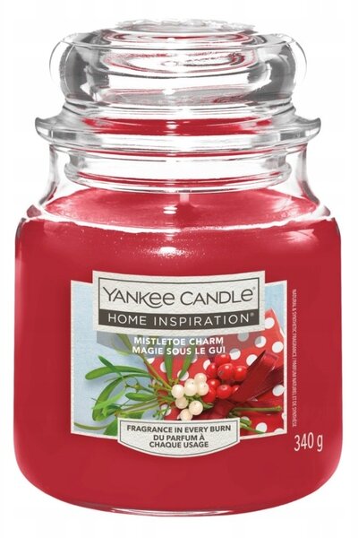 Parafínová vonná svíčka MISTLETOE CHARM Yankee Candle 1 ks