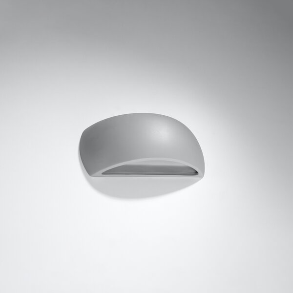 Sollux Lighting Nástěnné svítidlo keramické PONTIUS šedé