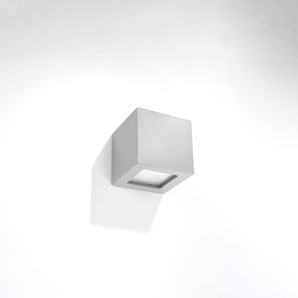 Sollux Lighting Nástěnné svítidlo keramické LEO šedé