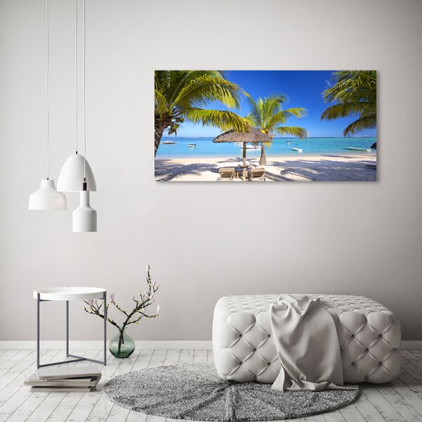 Foto obraz na plátně do obýváku Pláž Mauritius oc-89713117