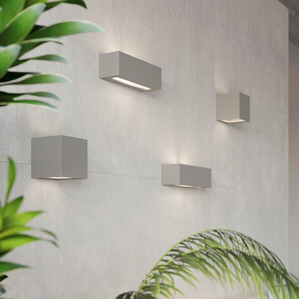 Sollux Lighting Nástěnné svítidlo keramické LEO šedé