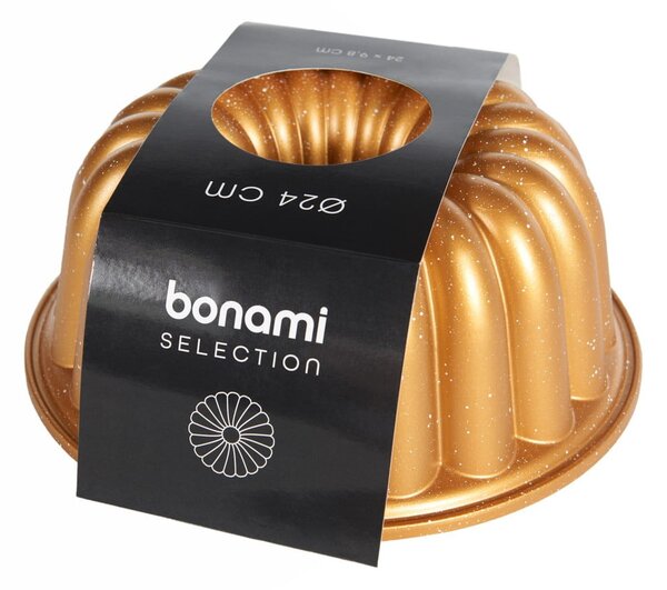 Forma na pečení z litého hliníku ve zlaté barvě Bonami Selection Lotus
