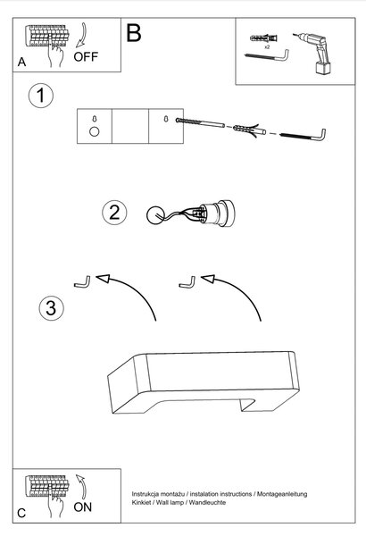 Sollux Lighting Nástěnné svítidlo keramické MAGNET