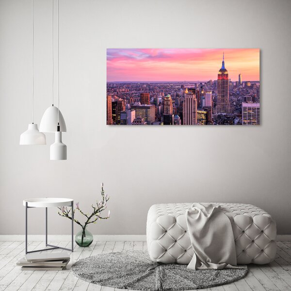 Foto obraz skleněný horizontální New York západ osh-89776597