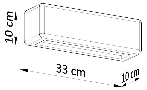 Sollux Lighting Nástěnné keramické svítidlo SUBANI