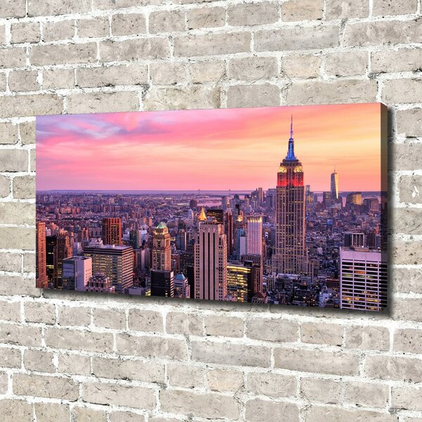 Foto obraz na plátně do obýváku New York západ oc-89776597